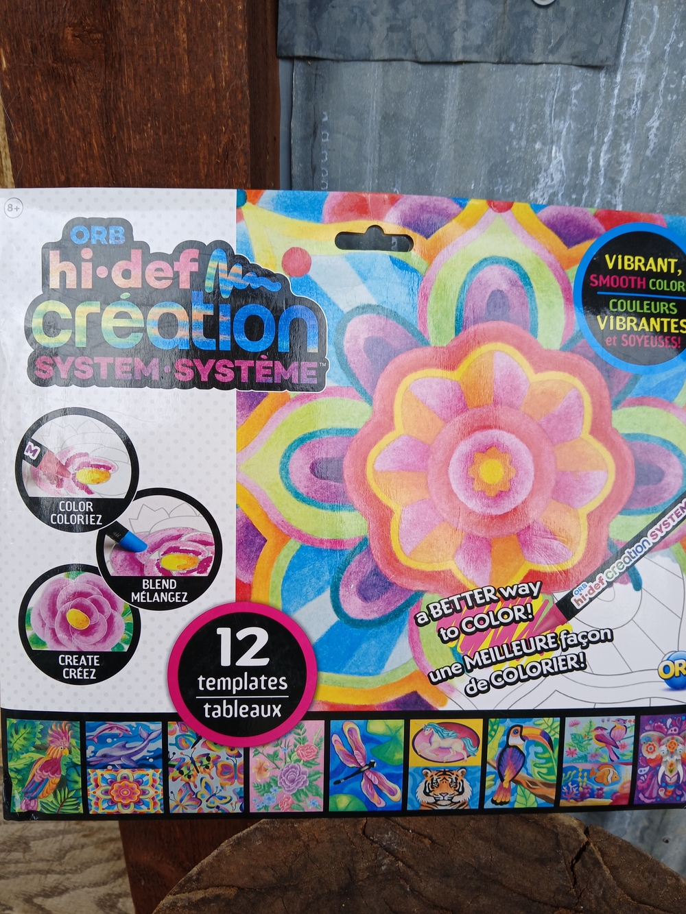 ORB Hi-Def Creation System Coloring Templates - Multicolor Jungle Theme New